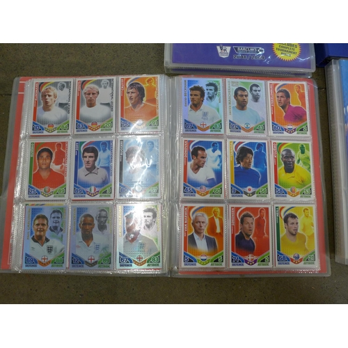 773 - Six albums of Match Attax trading cards