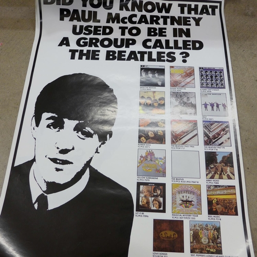 811 - Beatles EMI promotional posters (4)