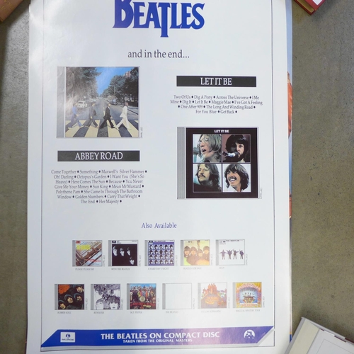 812 - Beatles related EMI promotional posters (7)