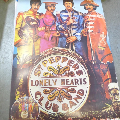 812 - Beatles related EMI promotional posters (7)