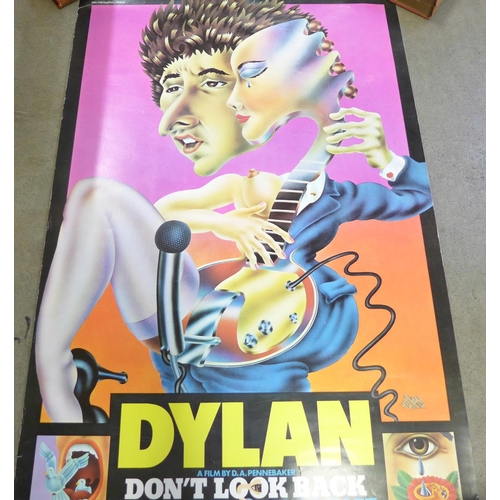 813 - A Bob Dylan Don't Look Back poster by Alan Aldridge