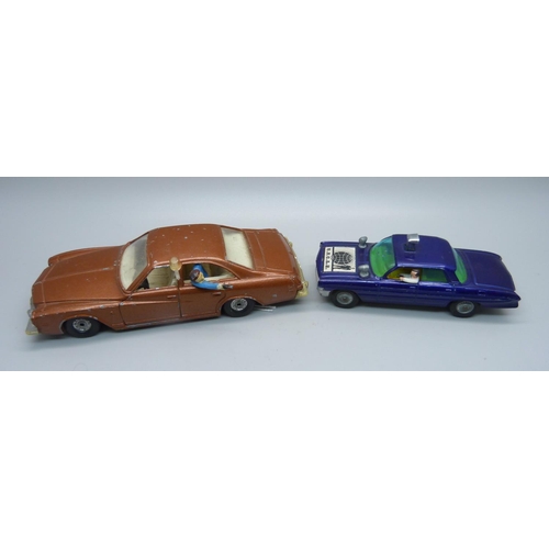 877 - A Corgi Buick Regal and a Corgi Man from U.N.C.L.E. Oldsmobile