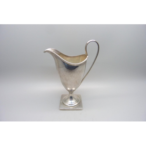 896 - A silver jug with Sheffield marks, 113g