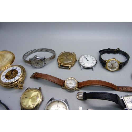 955 - Mechanical wristwatches, pocket watches and fob watches