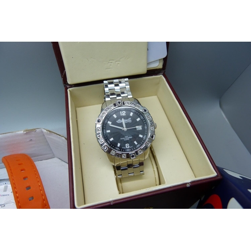 957 - Ingersoll Gems, American Sports, Aria, Lorus and other fashion wristwatches and plated jewellery