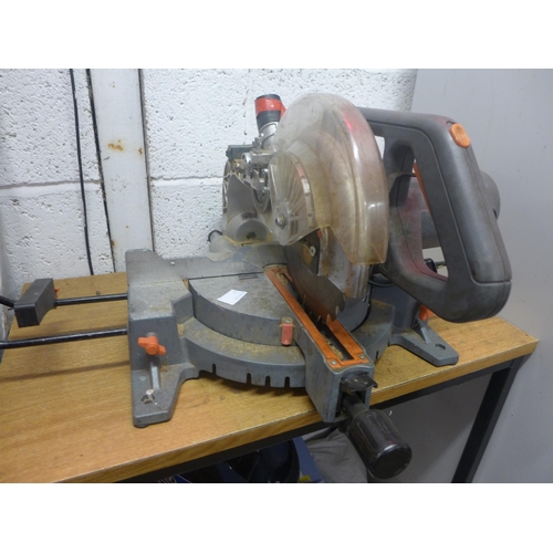 2002 - Challenge Xtreme 1600w sliding mitre chop saw, 230v - 50Hz, MMS6794