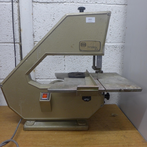 2003 - Burgess band saw, BBS-20, 230-250v, 250w