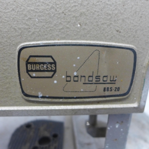 2003 - Burgess band saw, BBS-20, 230-250v, 250w