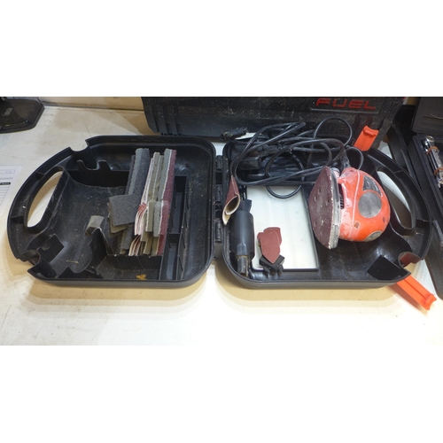 2015 - Selection of power tools and cases including Milwaukee, Power House and Black & Decker and one other... 