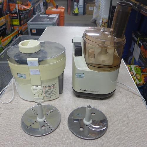 2081 - Moulinex Multichef blender and Kenwood juice extractor JE600