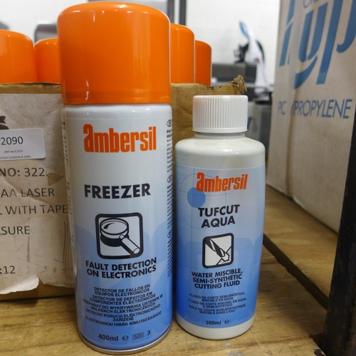 2090 - Assorted Ambersil products fault detection and cutting fluid