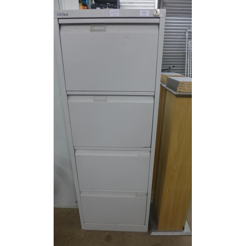 2154 - Bisley 4-drawer cabinet