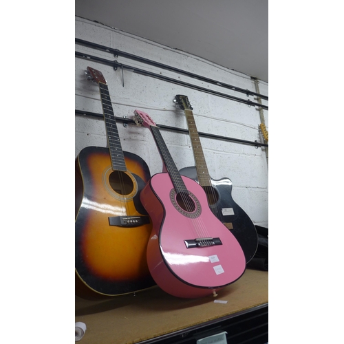 Martin smith on sale pink guitar