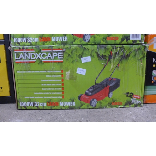 2348 - Landxcape 1000w 32cm lawn mower (GLM321) - W * returned item from major retailer (parts may be missi... 