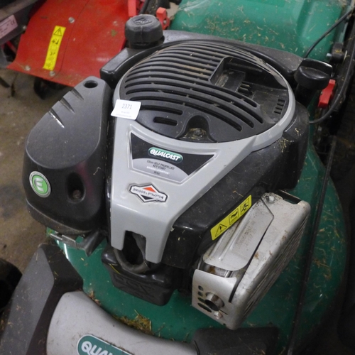 2371 - Qualcast self propelled petrol lawnmower with bag