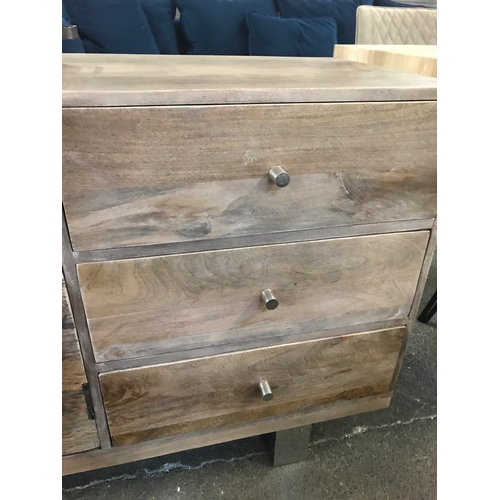 1476 - A railway sleeper large sideboard  - scratched top* This lot is subject to VAT