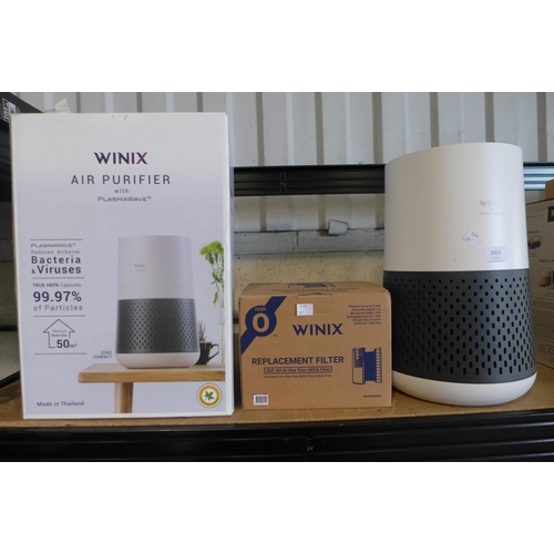 3003 - Winix Air Small Purifier and Compact Filter Original RRP £99.99 + VAT (289-209,322) * This lot is su... 