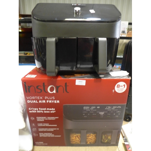 3042 - Instant Pot Double Oven Air Fryer, original RRP £149.99 + VAT (289-37) * This lot is subject to VAT