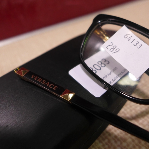 3083 - Versace VE 3186 52X16 Black Plastic Glasses, original RRP £125.84 + VAT  (289-89) * This lot is subj... 