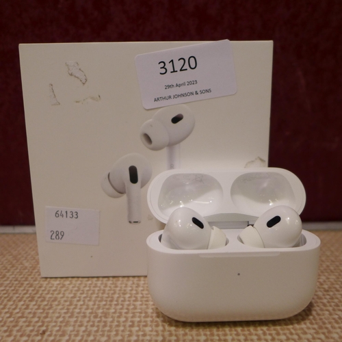 3120 - Apple Airpods Pro (2nd Gen) (model:- MQD83ZM/A), original RRP £189.99 + VAT (289-95) * This lot is s... 