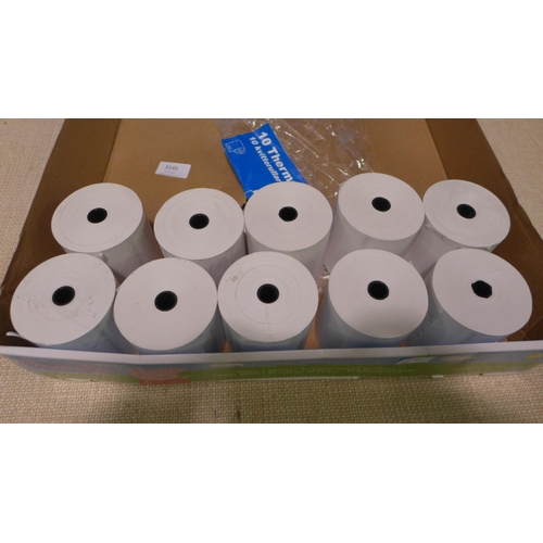 3145 - 10 Thermal Till Rolls (289-195) * This lot is subject to VAT