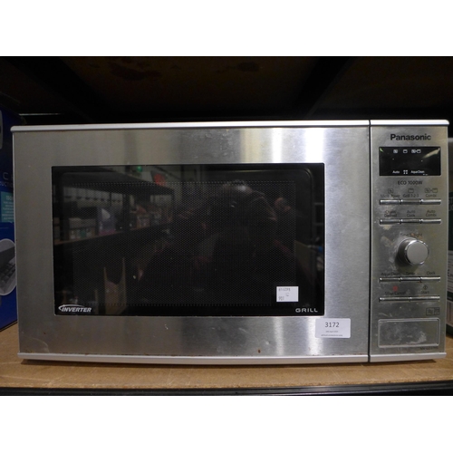 3172 - Panasonic Grill Microwave (model:- NN-GD37HS), original RRP £129.99 + VAT (284-69) * This lot is sub... 