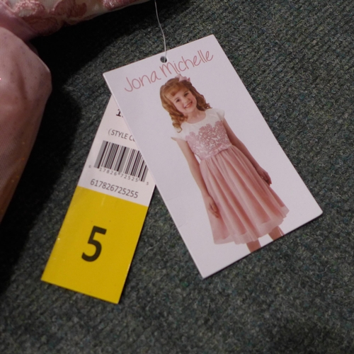 3187 - Quantity of girl's Jona Michelle dresses - size 5 * this lot is subject to VAT