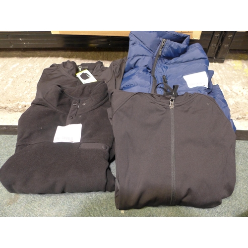 3193 - Quantity of men's casual jackets, including 32° heat - mixed sizes, styles, etc. * this lot is subje... 