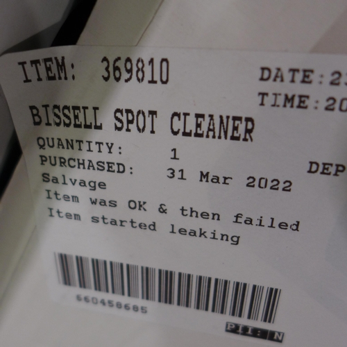 3209 - Bissell Spot Cleaner (model:- 36981) (288-112) * This lot is subject to VAT