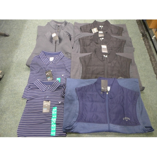 3233 - Quantity of men's Callaway clothing, various sizes, styles & colours * this lot is subject to VAT