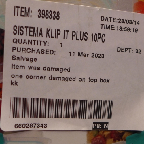 3270 - Sistema Klip It Plus Storage Set (289-77) * This lot is subject to VAT