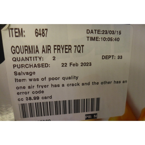 3281 - Gourmia Air Fryer (7QT) (289-52) * This lot is subject to VAT