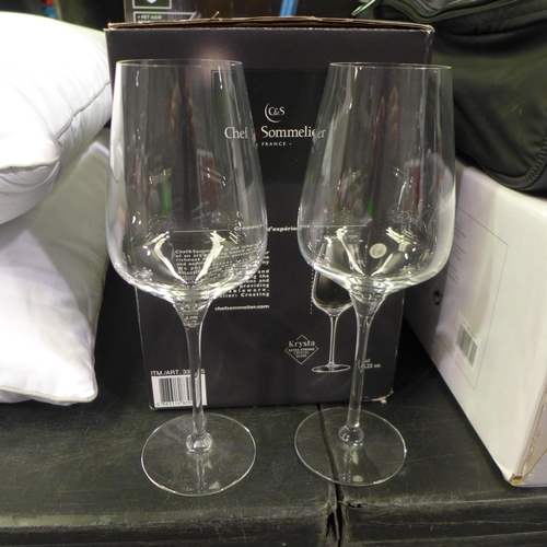 3292 - C&S Wine Glasses (55cl) (289-340) * This lot is subject to VAT