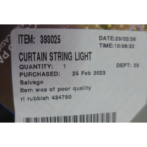 3309 - Curtain String Light, Greenpan Pancake Pan and Birdrock Hook Rails (28cm)  (289-351,355 362) * This ... 