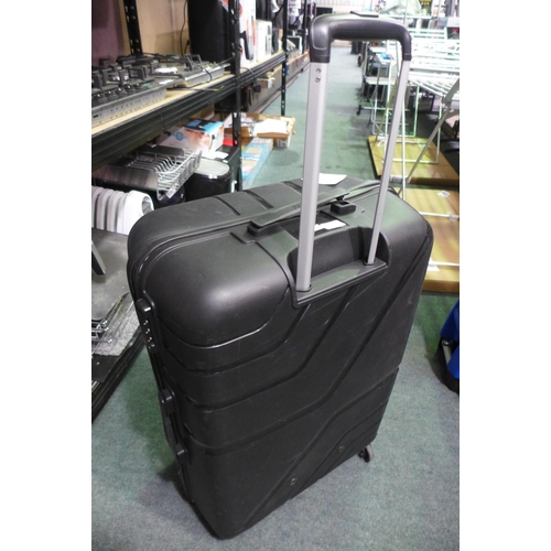 3340 - American Tourister Black Jetdriver Large 79cm 4 Wheel Spinner Hardside Case (289-273) * This lot is ... 