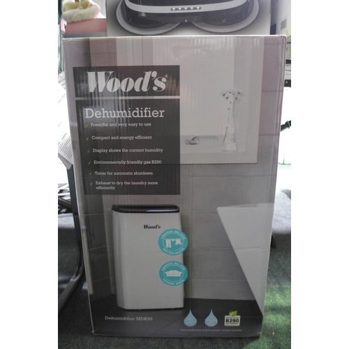 3346 - Woods White 25l Dehumidifer (model:- MDK26), original RRP £249.99 + VAT (289-175) * This lot is subj... 