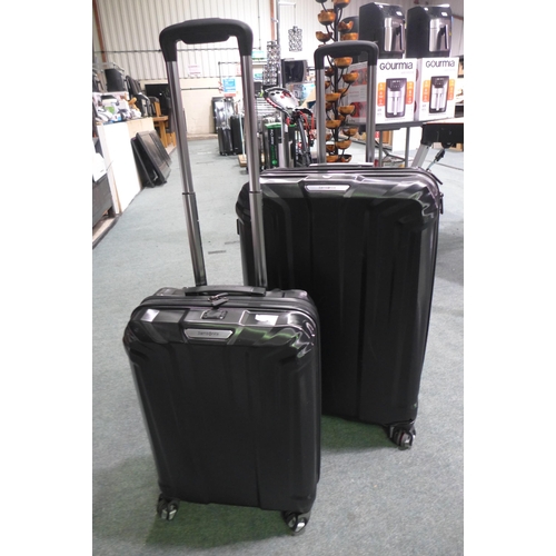 3348 - Samsonite Endure Two Piece Hardside Black Luggage Set, original RRP £134.99 + VAT   (289-346) * This... 