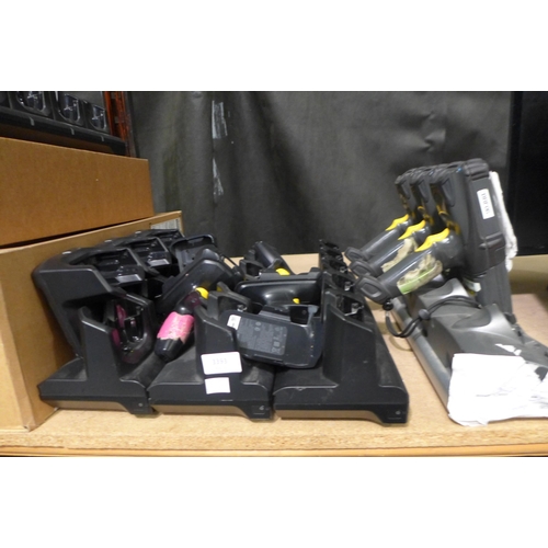 3393 - Quantity of hand held scanners and docking stations (Zebra and Symbol) * this lot is subject to VAT