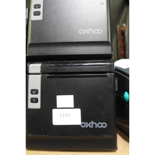 3394 - Quantity of receipt/label printers (Oxhoo & Aures) * this lot is subject to VAT