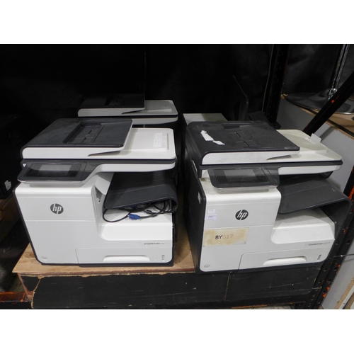 3402 - Four HP Pagewide Pro printers (3 x 477 dw) & (1 x 452 dw) * this lot is subject to VAT