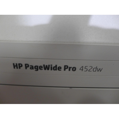 3402 - Four HP Pagewide Pro printers (3 x 477 dw) & (1 x 452 dw) * this lot is subject to VAT