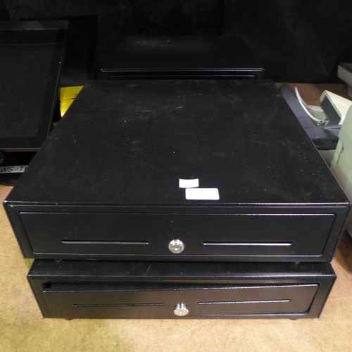 3406 - Four Till drawers - no keys * this lot is subject to VAT