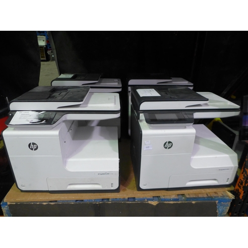 3408 - Four HP Pagewide Pro MFP 477 dw printers * this lot is subject to VAT