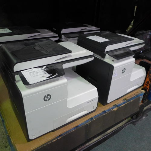 3408 - Four HP Pagewide Pro MFP 477 dw printers * this lot is subject to VAT