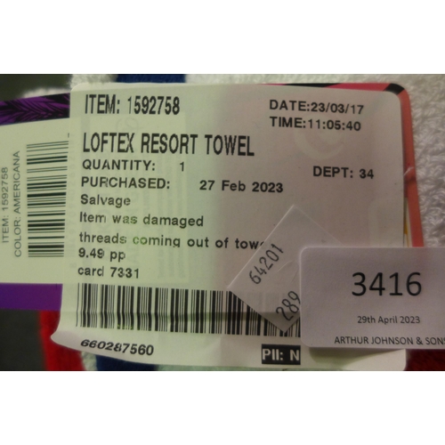 3416 - Loftex Resort Towel (35