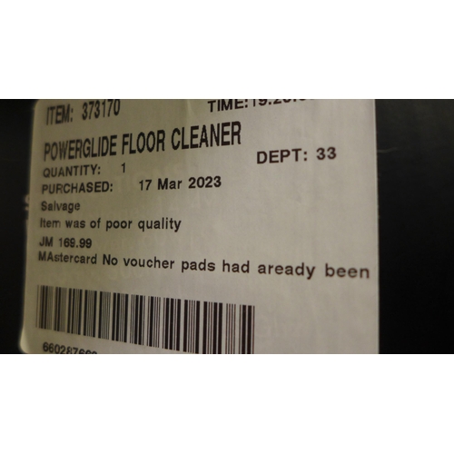 3420 - Two Powerglide Floor Cleaners (One with Battery), original RRP £169.99 + VAT each (289-113,114) * Th... 