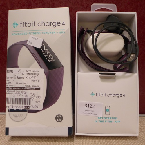 3123 - Fitbit charge 4 activity band (288-803)  * This lot is subject to vat