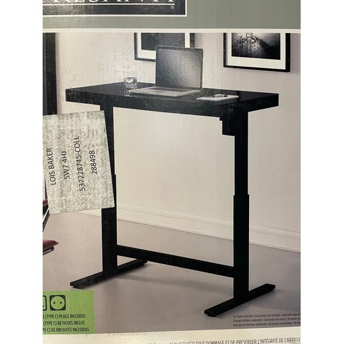 1523 - Black Tech Power Adjustable Desk, original RRP £266.66 + VAT (4165-20) * This lot is subject to VAT ... 