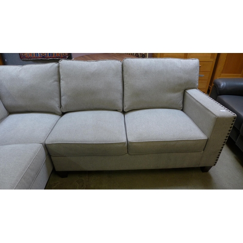 1538 - Large Ellen Fabric Sectional Sofa, original RRP £1249.91 + VAT (4165-33)(H 96.6 x W 245.2/247.7 x D ... 