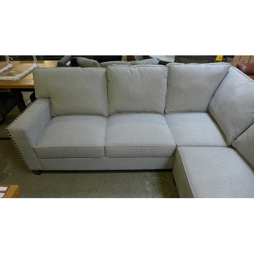 1538 - Large Ellen Fabric Sectional Sofa, original RRP £1249.91 + VAT (4165-33)(H 96.6 x W 245.2/247.7 x D ... 